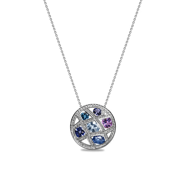 Necklace CH-494 - 18k white gold