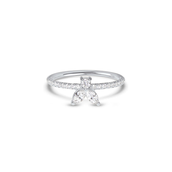 The Fancy Little Bee  0.39 carats - White Gold 18k