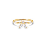 The Fancy Little Bee  0.39 carats - or jaune 18k