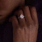 Infinite Tear of Joy - 1.00 carat - platine 950