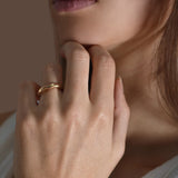 The Curvy 4.0 mm - Red Gold 18k