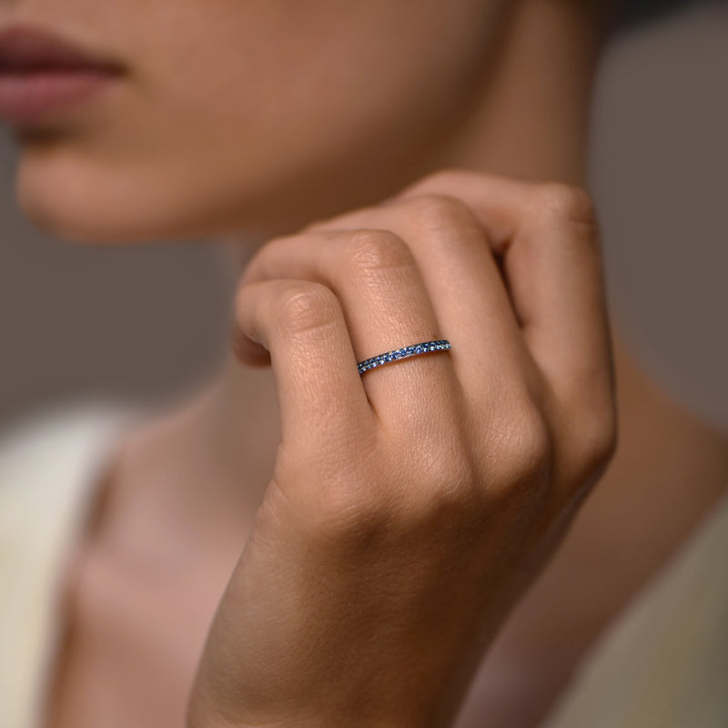 Rainbow Bleu - White Gold 18k