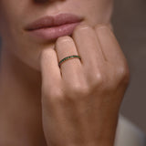 Rainbow Verdure - or rouge 18k