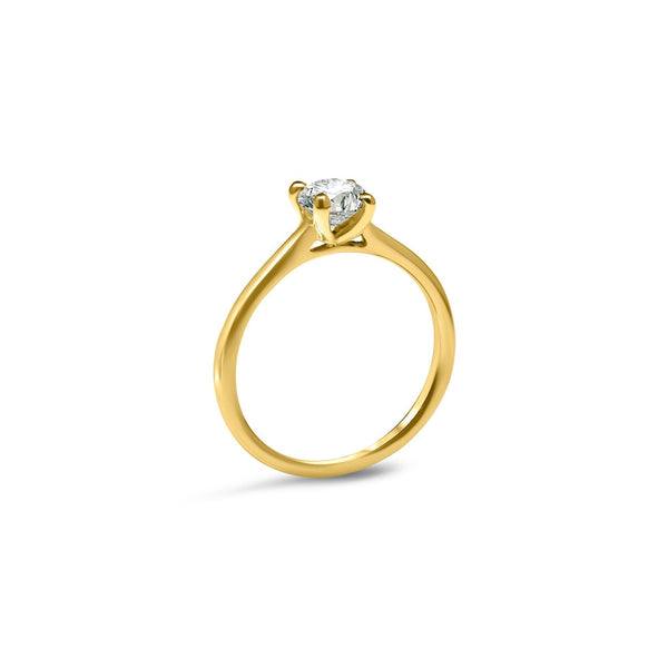 The V-Shape L 0.50 carats - or jaune 18k