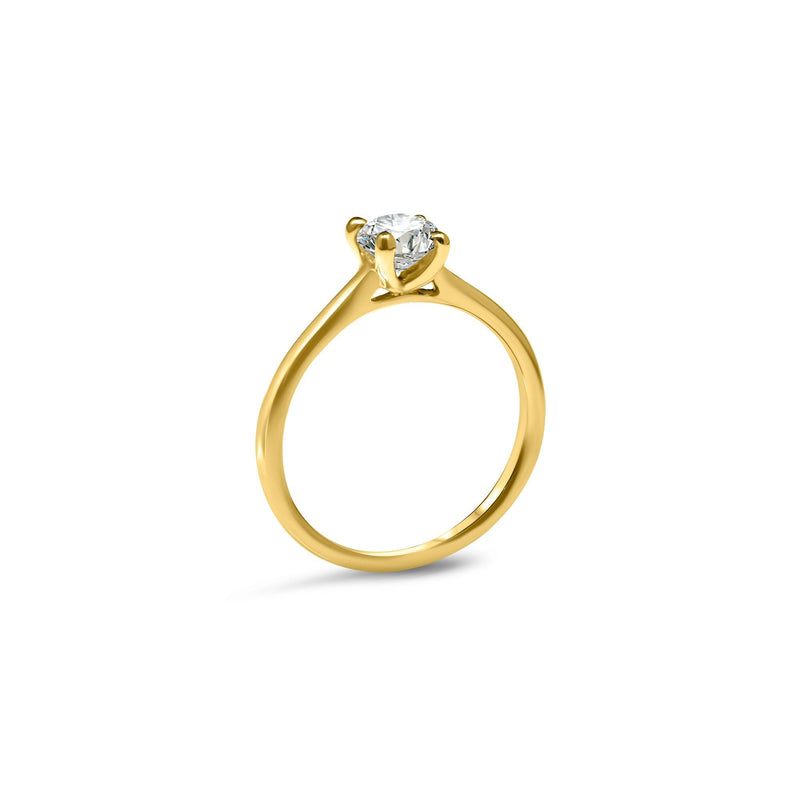 The V-Shape L 0.50 carats - Yellow Gold 18k