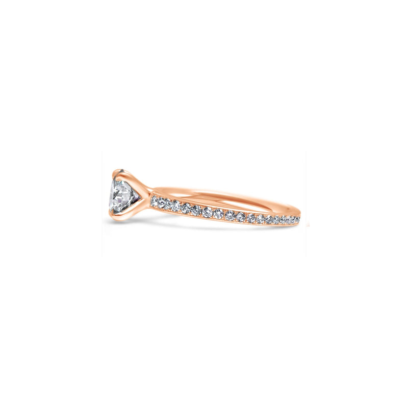 The Fancy Little Dove 1.00 carats - or rouge 18k