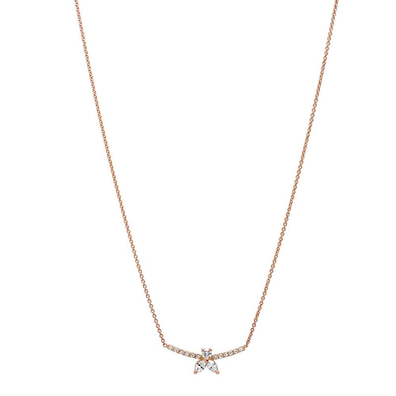 Collier The Little Bee S - or rouge 18k