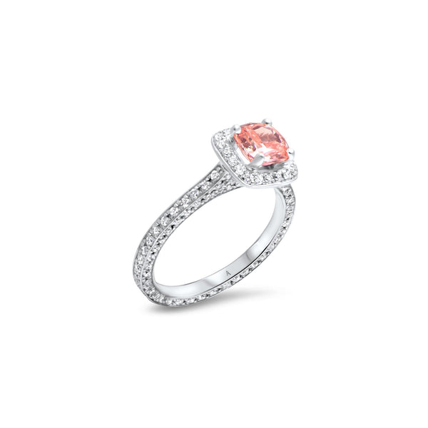 84 roses - 0.84 carat - Platinum 950