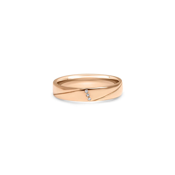 The Fancy Parallel Mood - Red Gold 18k