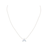 Necklace Solitaire Little Bee Grand - White Gold 18k