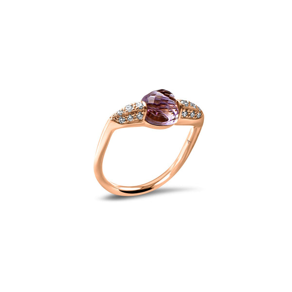 Ring Raspberry - Rotgold 18 K
