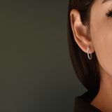 Earrings Angel's Halo - White Gold 18k
